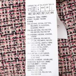 Weekend Max Mara Multcolor Tweed Button Front Jacket M