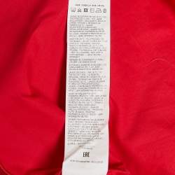 Weekend Max Mara Red Jersey Belted Short Dress S