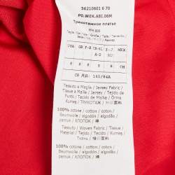 Weekend Max Mara Red Jersey Belted Short Dress S