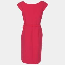Weekend Max Mara Pink Crepe Midi Dress S