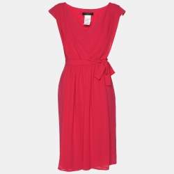 Weekend Max Mara Pink Crepe Midi Dress S