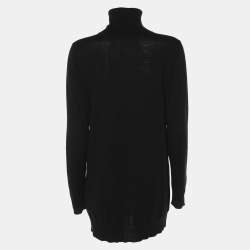 Weekend Max Mara Black Virgin Wool Knit Sweater S