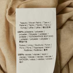 Pre Owned Weekend Max Mara Green Crepe Plisse Maxi Skirt L