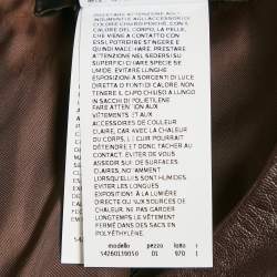 Pre Owned Weekend Max Mara Brown Leather Sleeveless Shorts Dress L