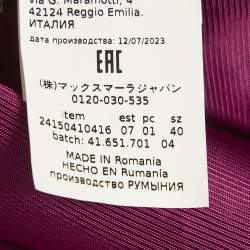 Pre Owned Weekend Max Mara Pink Wool Double Breasted Suit S