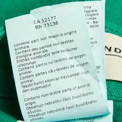 Pre Owned Weekend Max Mara Green Denim Wide-Leg Jeans XS Waist 34''