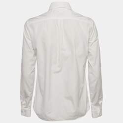 Pre Owned Weekend Max Mara White Cotton Long Sleeve Shirt M