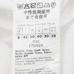 Pre Owned Weekend Max Mara White Cotton Long Sleeve Shirt M