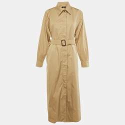 Pre Owned Weekend Max Mara Beige Shirt Maxi Dress XL