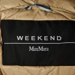Pre Owned Weekend Max Mara Beige Quilted Down Vest L
