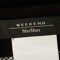Pre Owned Weekend Max Mara Black Crepe Midi Dress L