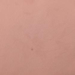 Pre Owned تنورة ويك إند ماكس مارا وردية عارية ساتان بحزام ميدي متوسطة