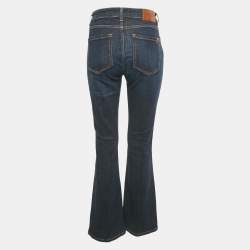 مملوكة مسبقًا Weekend Max Mara Blue Faded Denim Boot-Cut Jeans M/Waist 31"