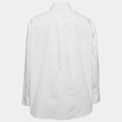 Pre Owned Weekend Max Mara White Cotton Long Sleeve Shirt S