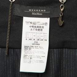 Pre Owned Weekend Max Mara Black Corduroy Jumpsuit S