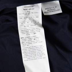 Pre Owned Weekend Max Mara Navy Blue Cropped Sweater and Dress Set M