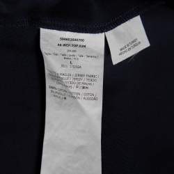 Pre Owned Weekend Max Mara Navy Blue Cotton Round Neck T-Shirt L