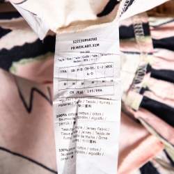 Weekend Max Mara Multicolored Cotton Abstract & Geometric Printed Dress M