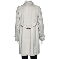 Weekend Max Mara Beige Cashmere & Wool Button Front Coat L