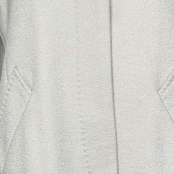 Weekend Max Mara Beige Cashmere & Wool Button Front Coat L