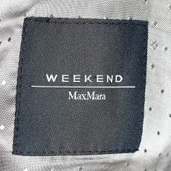 Weekend Max Mara Beige Cashmere & Wool Button Front Coat L
