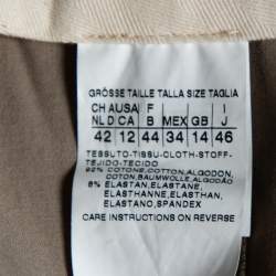 Weekend Max Mara Ecru Cotton Skirt L