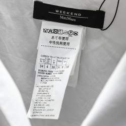 Weekend Max Mara White Cotton Oversized Tunic S