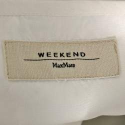 Weekend Max Mara White Cotton Poplin Blouse M