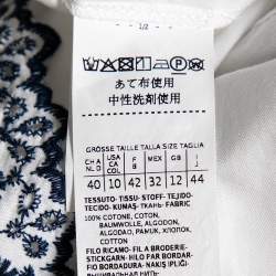 Weekend Max Mara White Cotton Poplin Blouse M