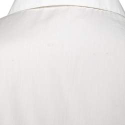 Pre Owned Weekend Max Mara White Cotton Embroidered Shirt M
