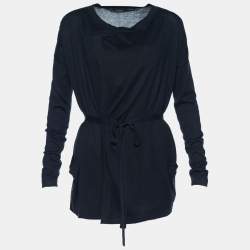Weekend Max Mara Black Knit Open Front Cardigan S