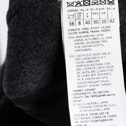 Weekend Max Mara Grey Wool Fur Paneled Sleeveless Jacket M