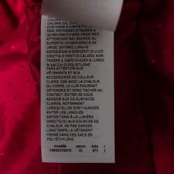 Weekend Max Mara Magenta Synthetic Faux Fur Jacket M