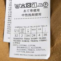 Pre Owned Weekend Max Mara Blue Dip-Dyed Denim Belted Dress S