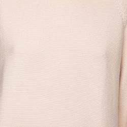 Pre Owned Weekend Max Mara Cream Cotton Knit Sweater L