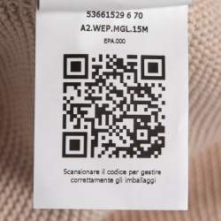 Pre Owned Weekend Max Mara Cream Cotton Knit Sweater L