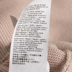 Pre Owned Weekend Max Mara Cream Cotton Knit Sweater L