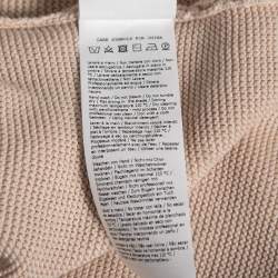 Pre Owned Weekend Max Mara Cream Cotton Knit Sweater L