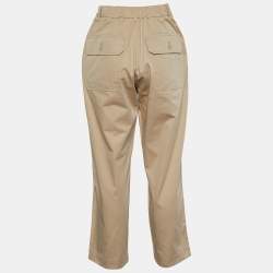 Weekend Max Mara Beige Cotton Chino Trousers S