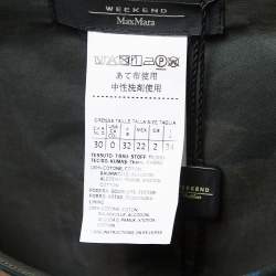 Pre Owned Weekend Max Mara Multicolor Floral Print Cotton Sleeveless Midi Dress XS