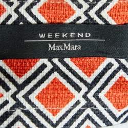 Weekend Max Mara Multicolor Printed Cotton Midi Skirt S