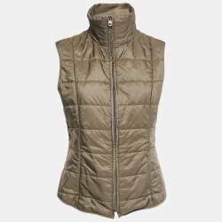 Weekend Max Mara Green Wool Single Breasted Mid-Length Coat M