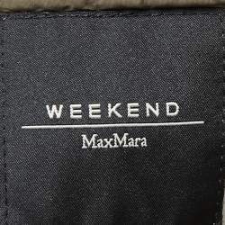 Weekend Max Mara Green Wool Single Breasted Mid-Length Coat M