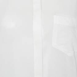 Weekend Max Mara White Cotton Button Front Oversized Shirt M
