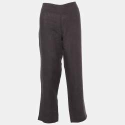 Weekend Max Mara Brown Linen Pants S