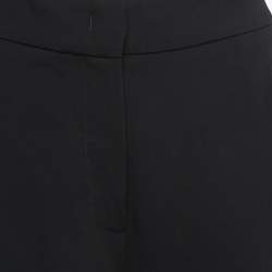 Weekend Max Mara Black Crepe Wide Leg Trousers M