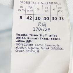 Pre Owned Weekend Max Mara Blue Tie-Dye Cotton Favetta Midi Skirt M