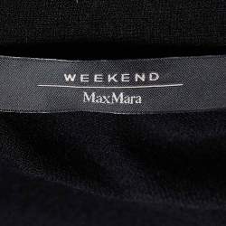 Weekend Max Mara Black Knit Button Front Cardigan S