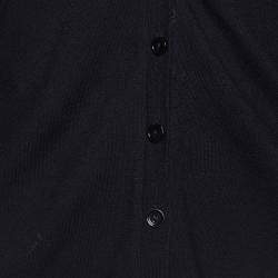 Weekend Max Mara Black Knit Button Front Cardigan S