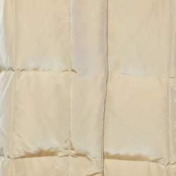 Weekend Max Mara Beige Synthetic Quilted Down Coat L